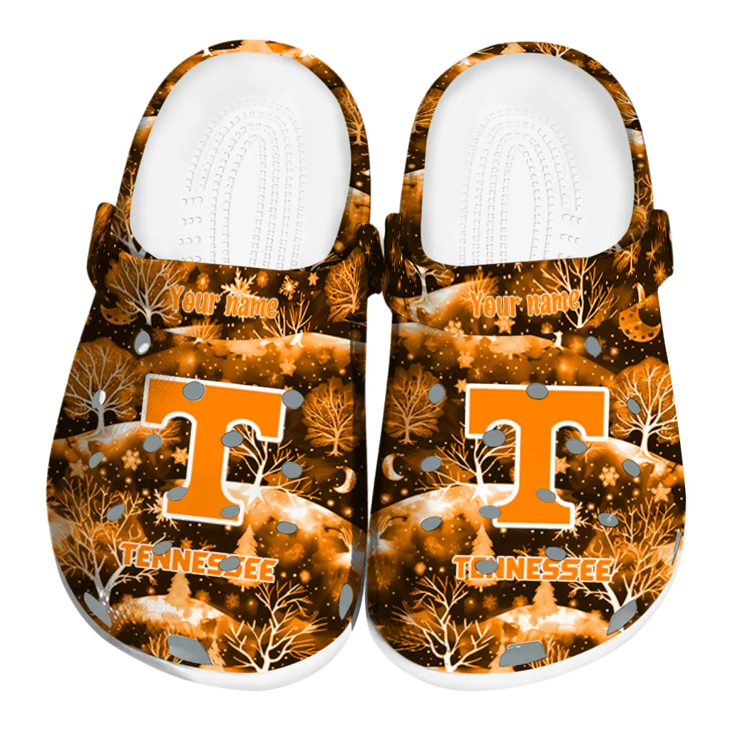 personalized tennessee volunteers snowy hills clogs best selling personalized tennessee volunteers snowy hills clogs best selling