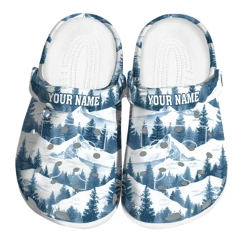personalized tennessee volunteers snowy mountains clogs best selling