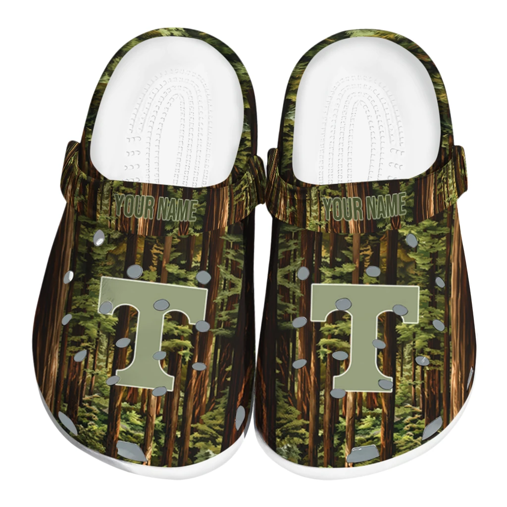 personalized tennessee volunteers woods forest designs clogs best selling personalized tennessee volunteers woods forest designs clogs best selling