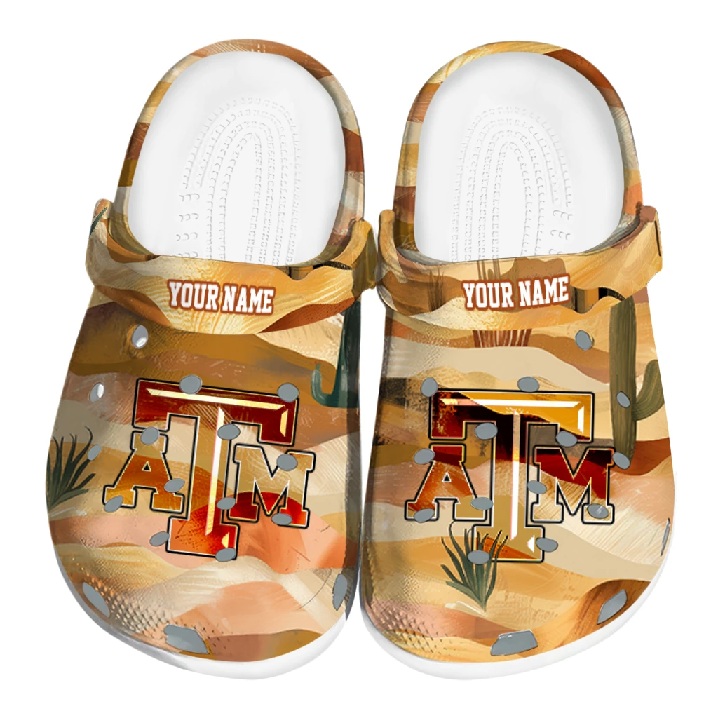 personalized texas am aggies desert layers clogs best selling personalized texas am aggies desert layers clogs best selling