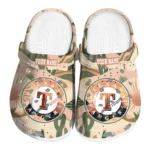 personalized texas rangers desert cactus pattern clogs best selling
