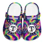 personalized texas rangers swirling mushrooms clogs best selling