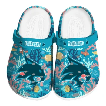 personalized texas state bobcats tropical fish ocean clogs best selling