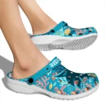 personalized texas state bobcats tropical fish ocean clogs best selling