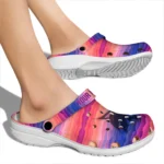 personalized texas state bobcats wavy stripes clogs best selling