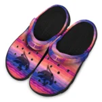 personalized texas state bobcats wavy stripes clogs best selling