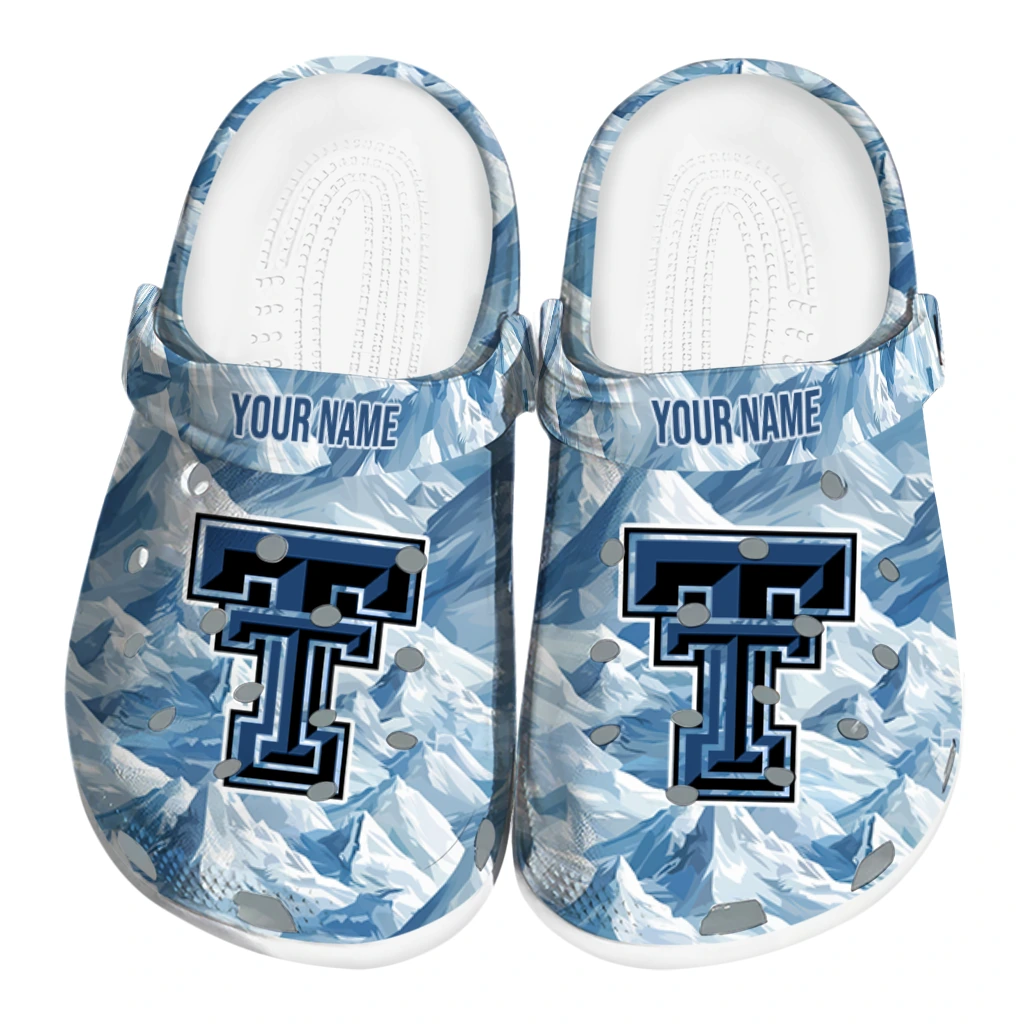 personalized texas tech red raiders mountain artwork clogs best selling personalized texas tech red raiders mountain artwork clogs best selling