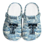 personalized texas tech red raiders sea swirls clogs best selling