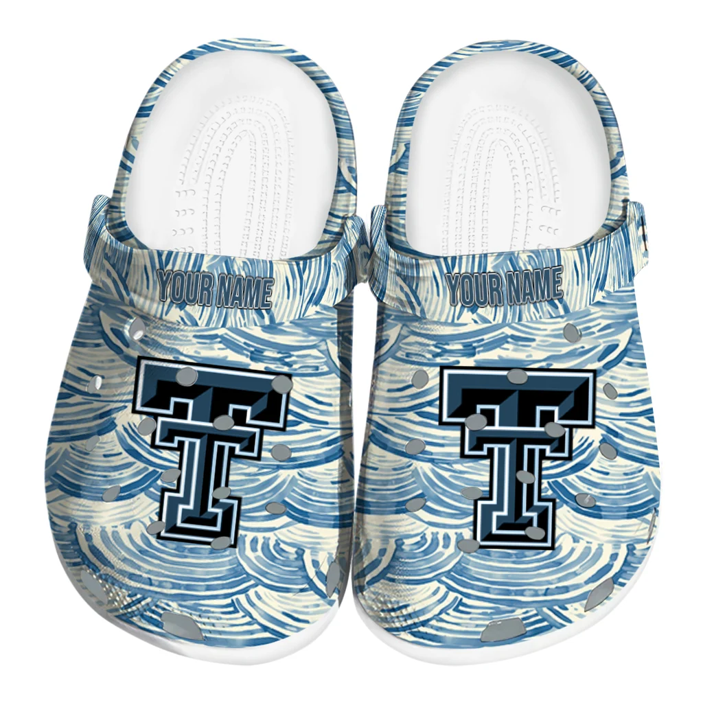 personalized texas tech red raiders sea swirls clogs best selling personalized texas tech red raiders sea swirls clogs best selling