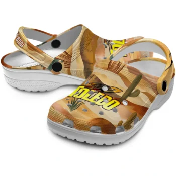 personalized toledo rockets desert layers clogs high quality