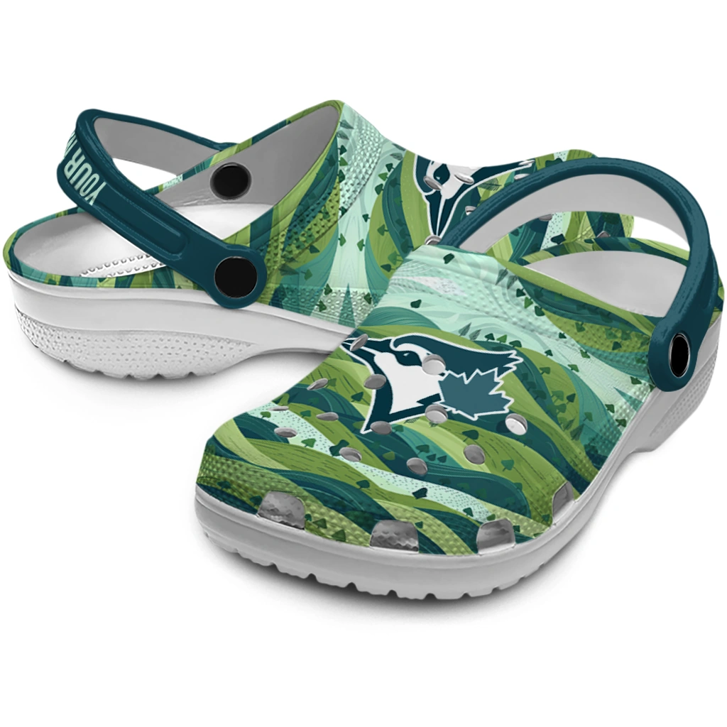 personalized toronto blue jays hills illustration clogs high quality personalized toronto blue jays hills illustration clogs high quality