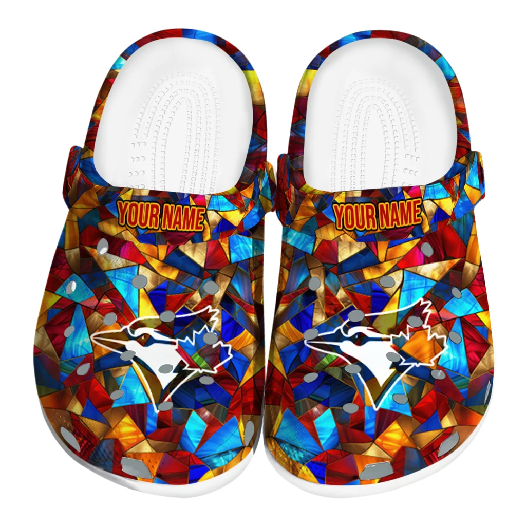 personalized toronto blue jays prism pieces clogs best selling personalized toronto blue jays prism pieces clogs best selling