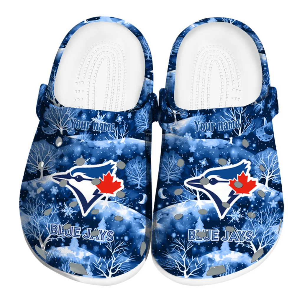 personalized toronto blue jays snowy hills clogs best selling personalized toronto blue jays snowy hills clogs best selling