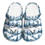 personalized toronto blue jays snowy mountains clogs best selling