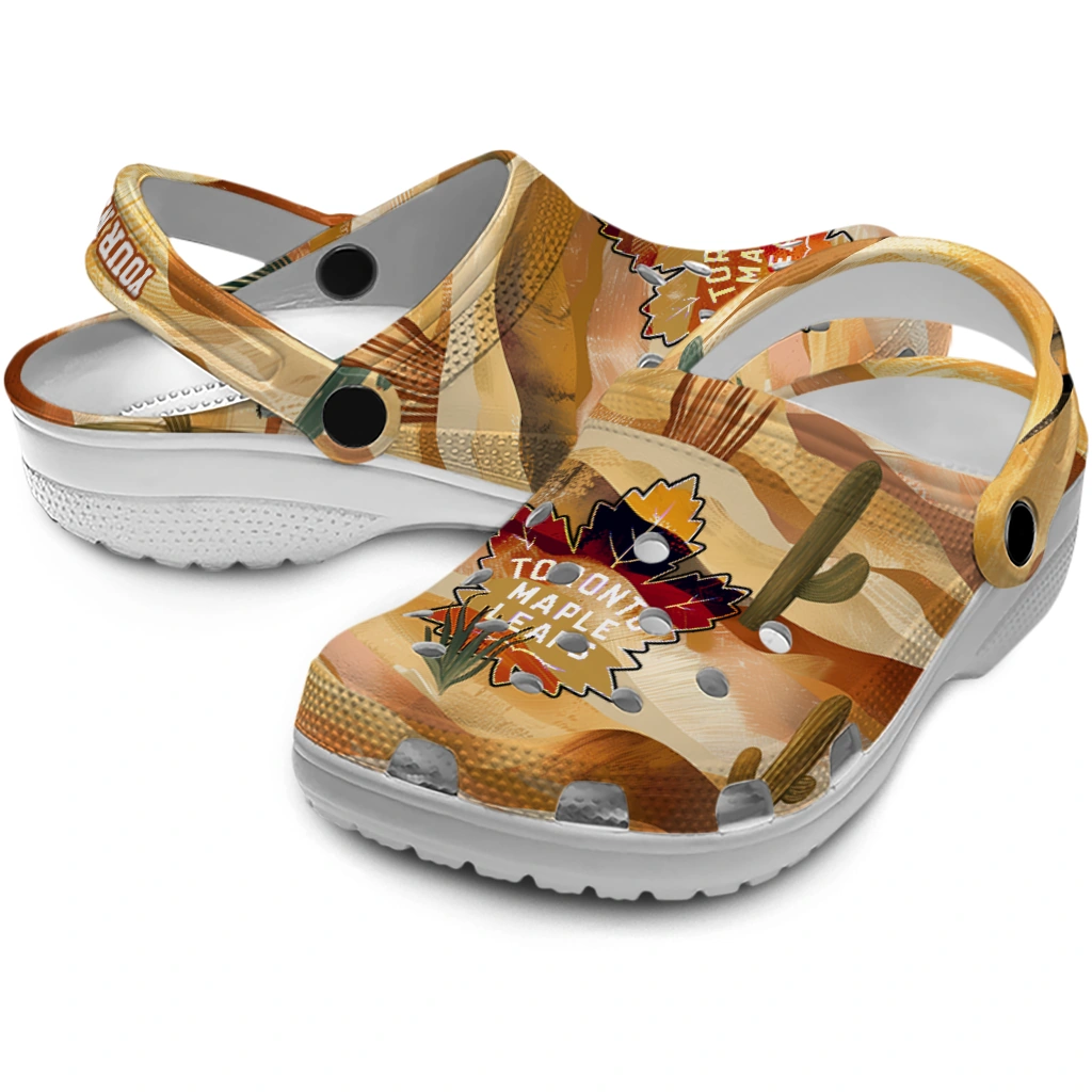 personalized toronto maple leafs desert layers clogs high quality personalized toronto maple leafs desert layers clogs high quality