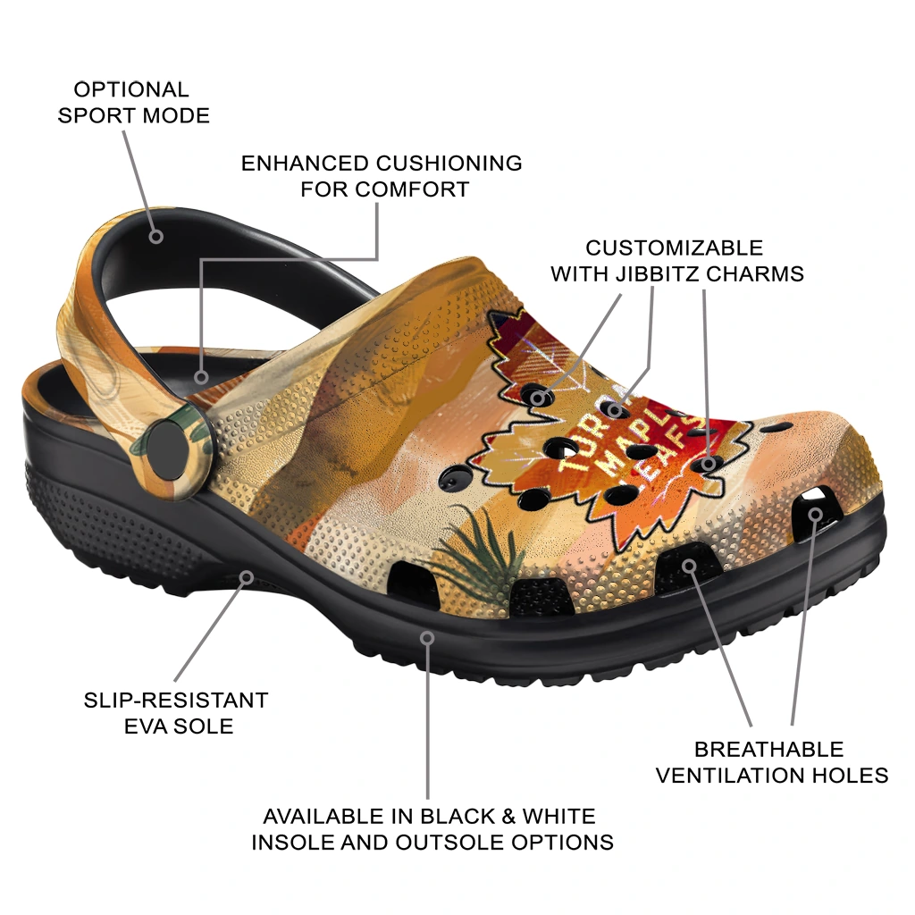 personalized toronto maple leafs desert layers clogs new arrival personalized toronto maple leafs desert layers clogs new arrival