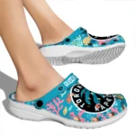 personalized toronto raptors tropical fish ocean clogs best selling