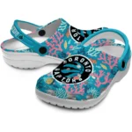 personalized toronto raptors tropical fish ocean clogs best selling