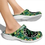 personalized toronto raptors tropical leaves clogs best selling