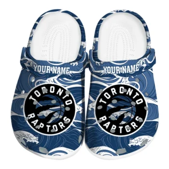 personalized toronto raptors wave flow clogs best selling