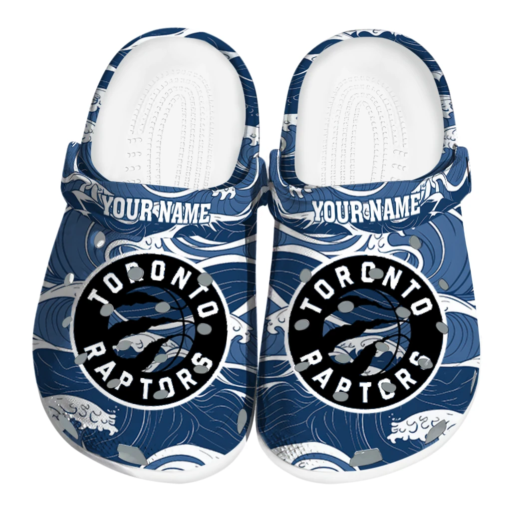 personalized toronto raptors wave flow clogs best selling personalized toronto raptors wave flow clogs best selling