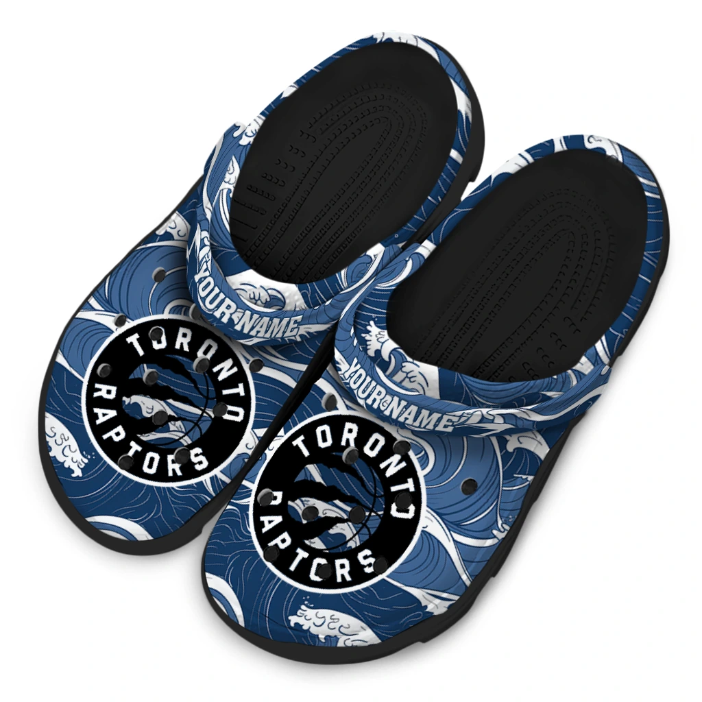 personalized toronto raptors wave flow clogs latest model personalized toronto raptors wave flow clogs latest model