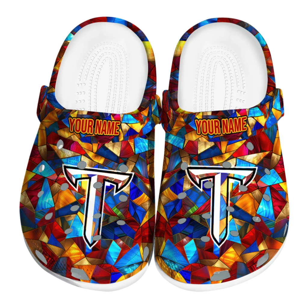 personalized troy trojans prism pieces clogs best selling personalized troy trojans prism pieces clogs best selling