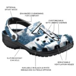 personalized troy trojans snowy mountains clogs best selling