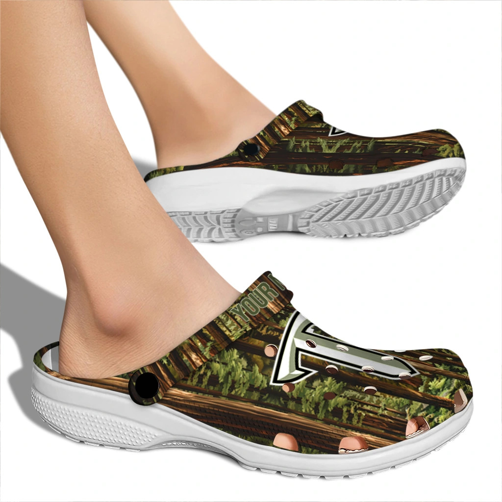 personalized troy trojans woods forest designs clogs fashion forward personalized troy trojans woods forest designs clogs fashion forward