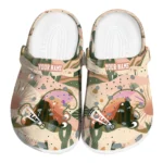 personalized tulane green wave desert cactus pattern clogs best selling