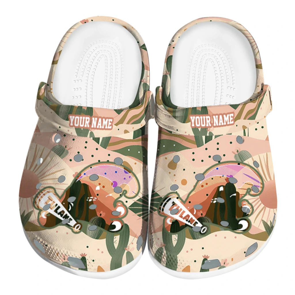 personalized tulane green wave desert cactus pattern clogs best selling personalized tulane green wave desert cactus pattern clogs best selling