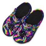 personalized tulane green wave swirling mushrooms clogs best selling