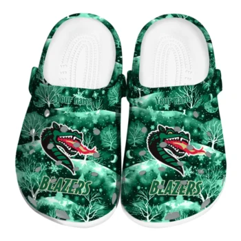 personalized uab blazers snowy hills clogs best selling