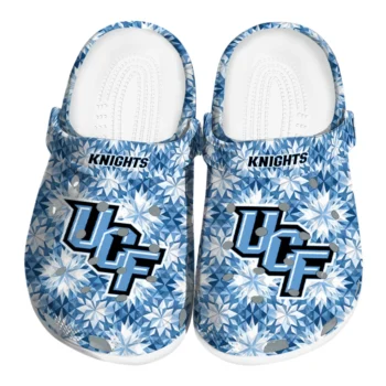 personalized ucf knights snowflake mosaic clogs best selling