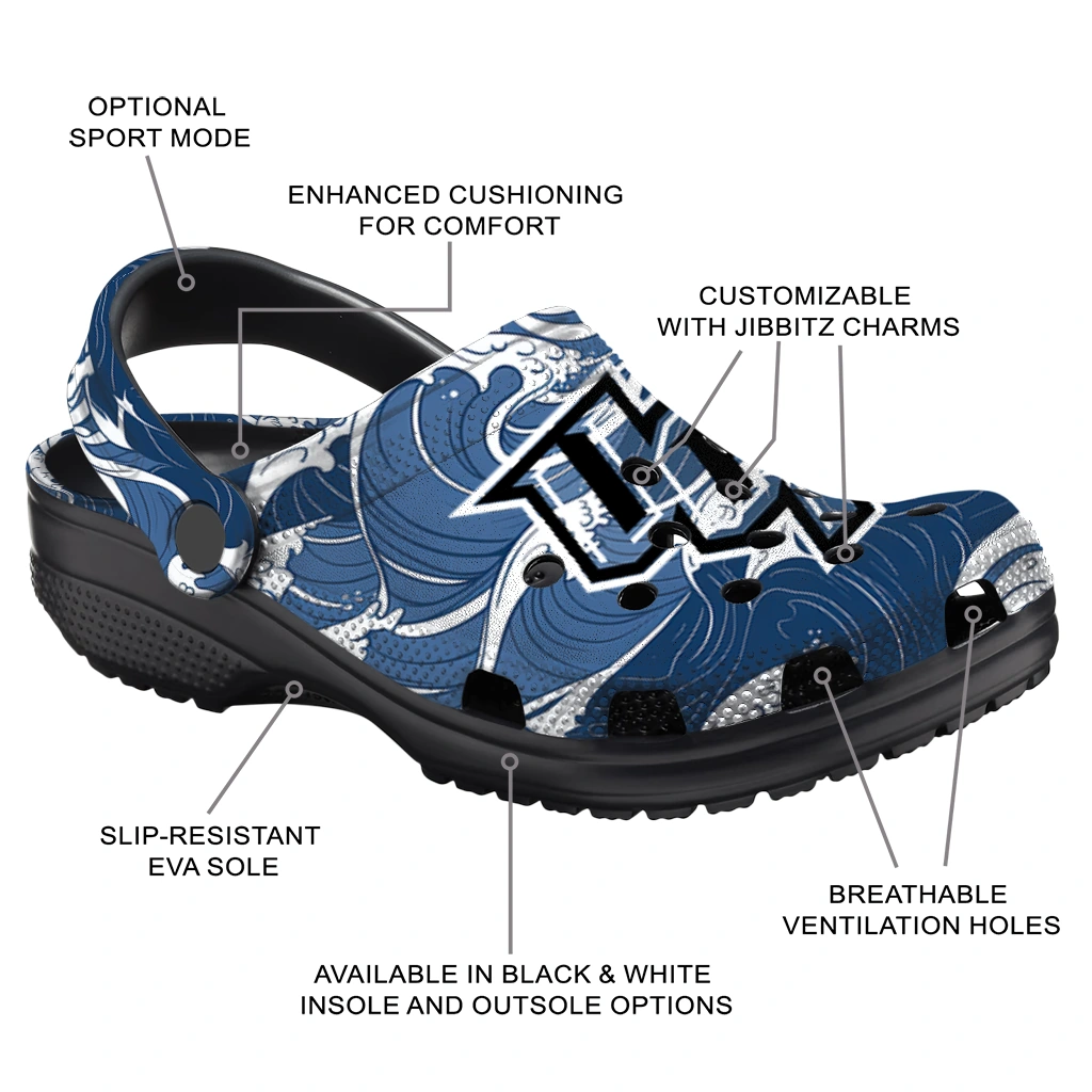 personalized ucf knights wave flow clogs new arrival personalized ucf knights wave flow clogs new arrival