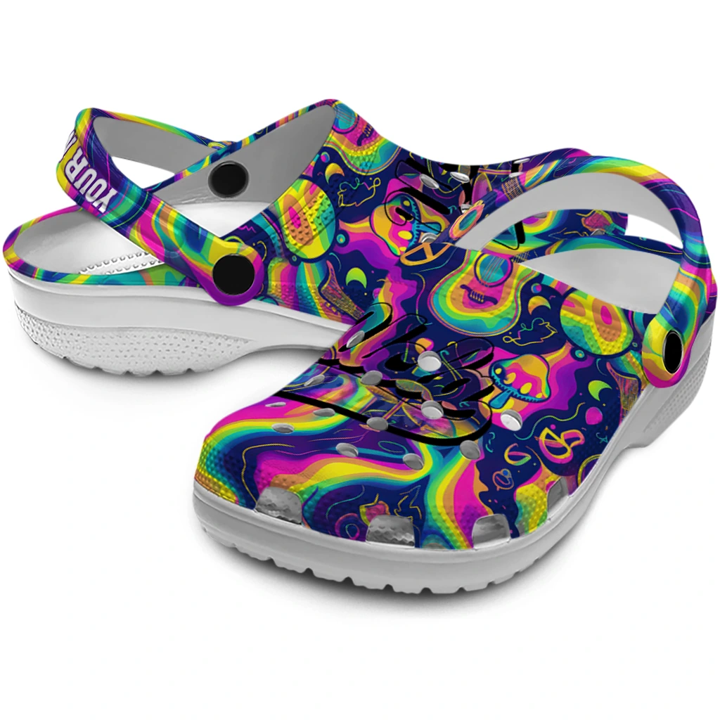 personalized ucla bruins swirling mushrooms clogs high quality personalized ucla bruins swirling mushrooms clogs high quality