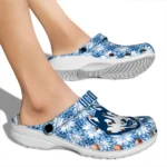 personalized uconn huskies snowflake mosaic clogs best selling