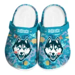 personalized uconn huskies tropical fish ocean clogs best selling