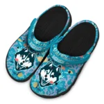personalized uconn huskies tropical fish ocean clogs best selling