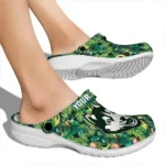 personalized uconn huskies tropical leaves clogs best selling