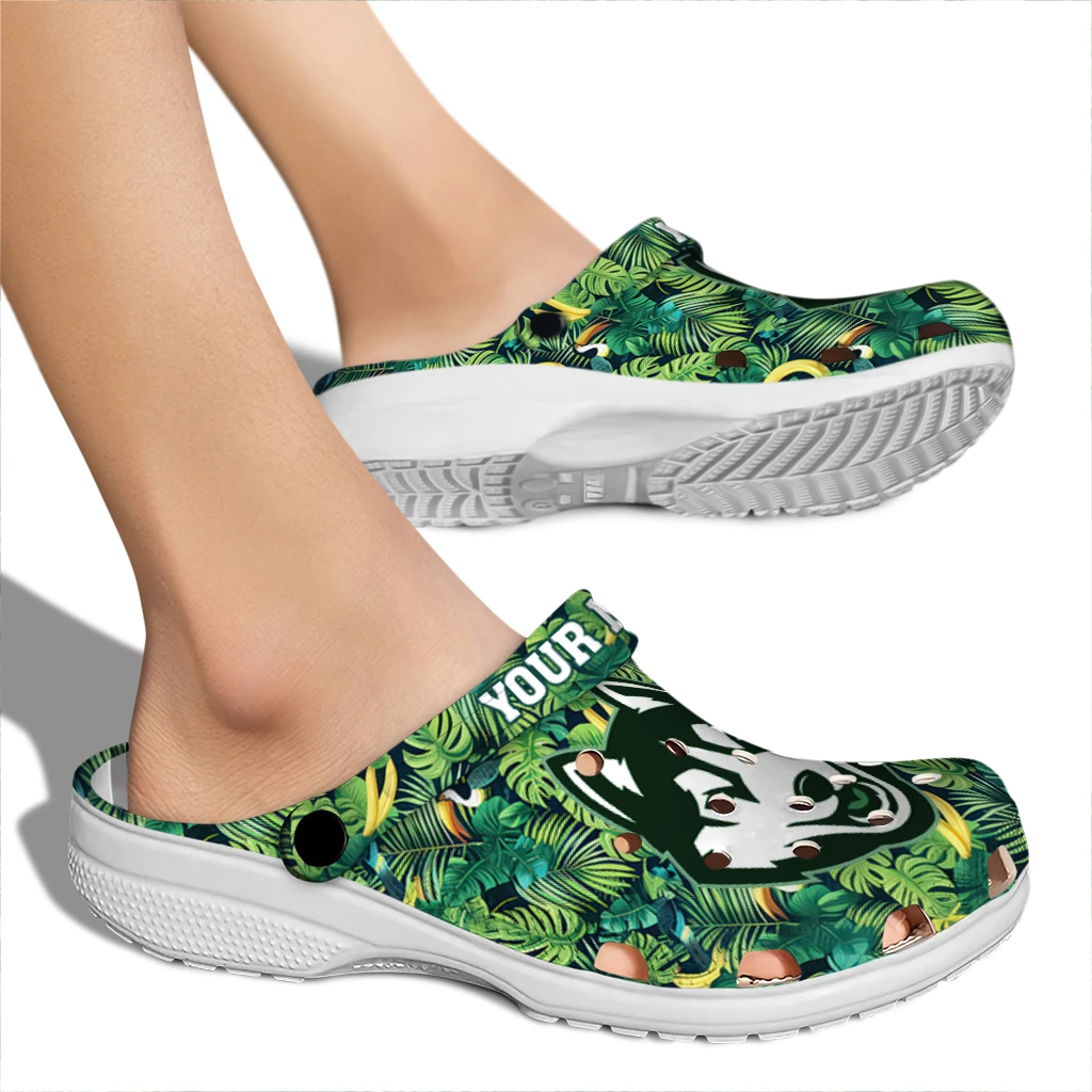 personalized uconn huskies tropical leaves clogs fashion forward personalized uconn huskies tropical leaves clogs fashion forward
