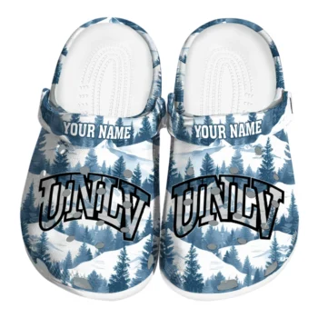 personalized unlv rebels snowy mountains clogs best selling