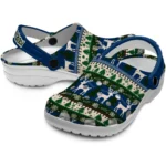 personalized utah jazz christmas motif clogs best selling