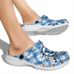 personalized utah utes snowflake mosaic clogs best selling