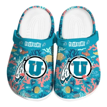 personalized utah utes tropical fish ocean clogs best selling