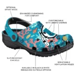personalized utah utes tropical fish ocean clogs best selling