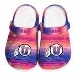 personalized utah utes wavy stripes clogs best selling