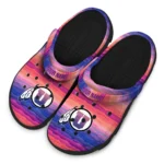 personalized utah utes wavy stripes clogs best selling