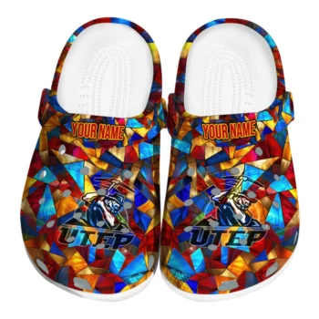personalized utep miners prism pieces clogs best selling