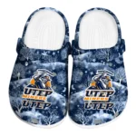 personalized utep miners snowy hills clogs best selling